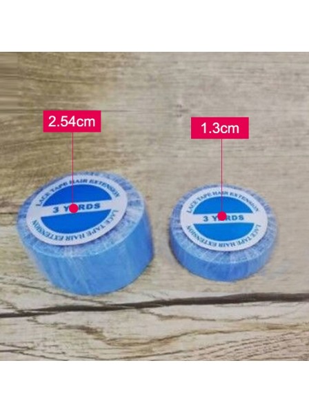 Lace Front Support Tape Blue Liner Roll For Wigs 1.3cm*3 yard