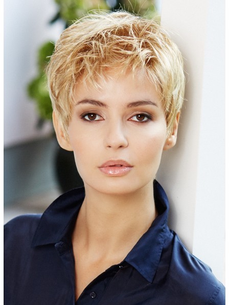 Full Lace Synthetic Short Blonde Hair Wigs