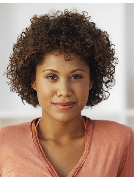 High Quality women's afro hair  wigs simple