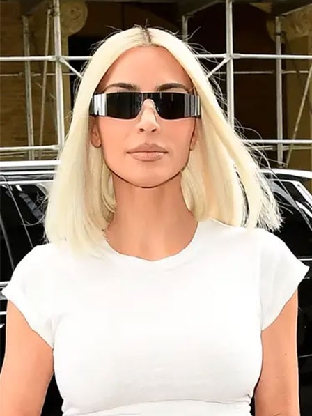 Full Lace Blonde Celebrity Wigs Kim Kardashian 