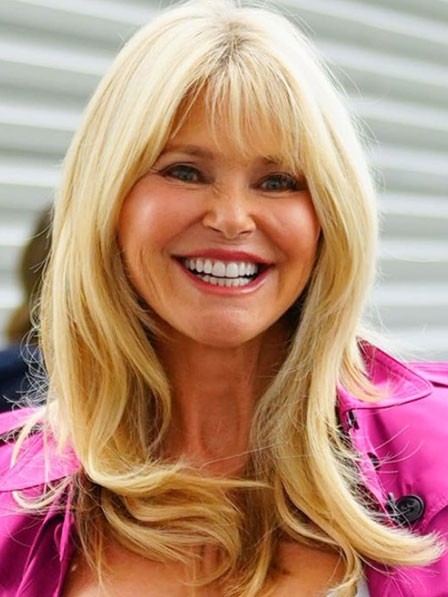 Christie Brinkley Blonde Lace Front Celebrity Wigs 100% Human Hair