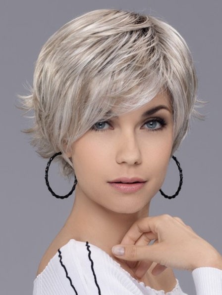 Trendy Short Human Hair Lace Wigs