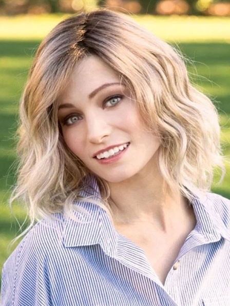 Blonde Full Lace Synthetic Wigs For Women