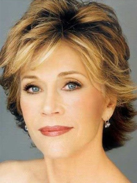 Jane Fonda Synthetic Hair Wig For Ladies