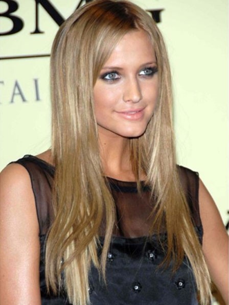 Straight Long Human Hair Lace Front Wigs