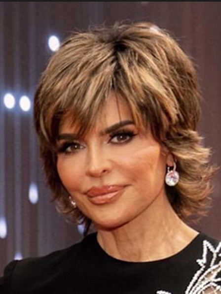 Short Pixie Synthetic Lisa Rinna Celebrity Wigs