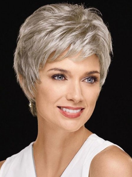 Pixie Wig With Texturized Layers And A Feathered Nape