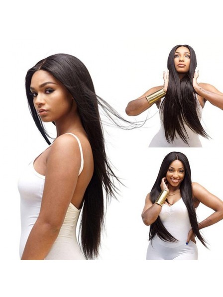 Modern Straight Straight Wigs Simple Style