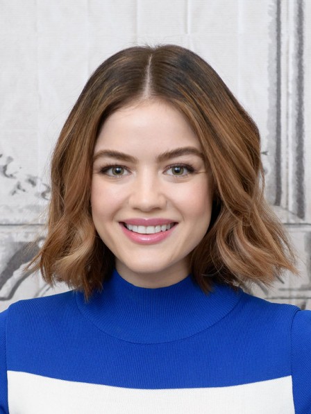 New Lucy Hale 100% Hand Tied Celebrity Wigs