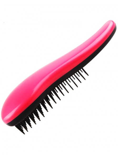 Pink Magic Hair Comb Hairbrush Shower Salon Tool for Ladies
