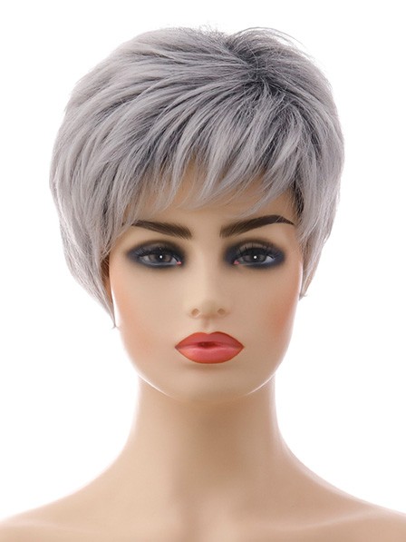 Grey Wigs for White Women Fast Delivery