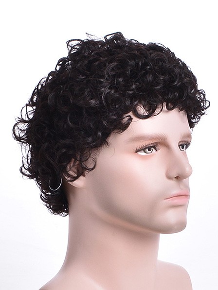 Black Wigs for Men Natural Looking