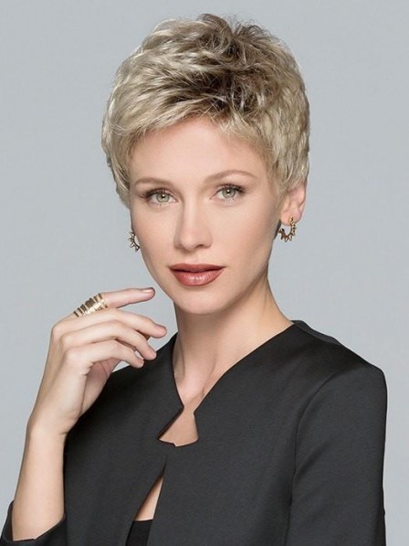 Timeless Pixie Cut Synthetic Lace Front Monofilament Wig