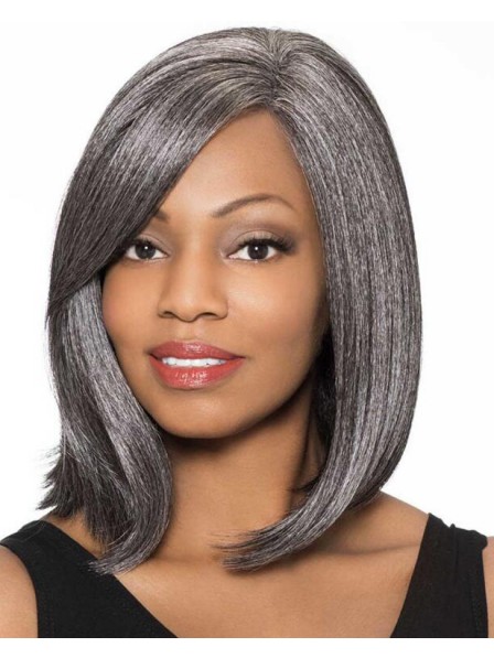 Bob Wig With Shoulder-Length Layers In Heat-Stylable Fiber