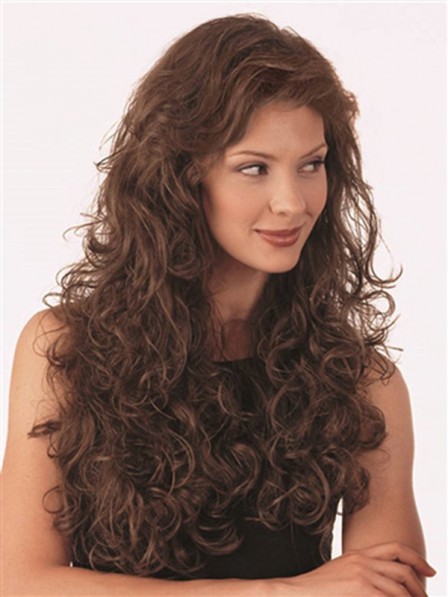 Small Curly Synthetic Long Wigs For Women