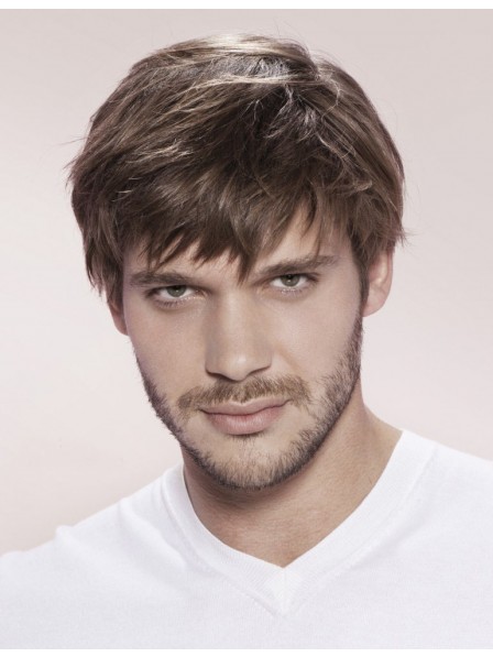 Affordable Synthetic Straight Mens Hair Capless Mens Petite Wigs