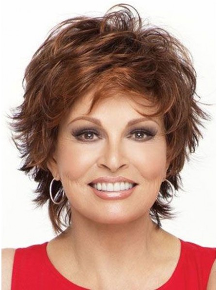 Raquel Welch Cropped Curly Layered Synthetic Wig