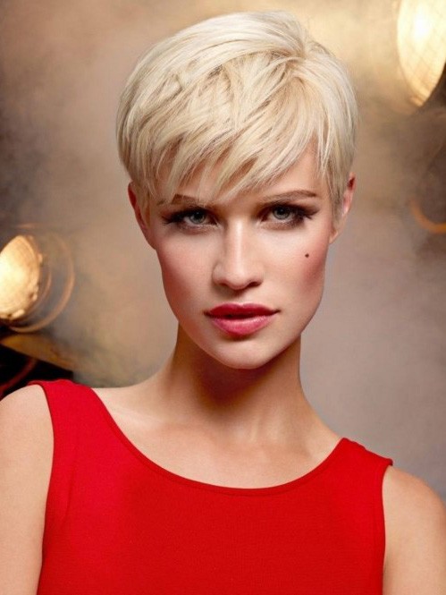 Full Lace Synthetic Celebrity Short Straight Wigs for Long Face, Pixie ...
