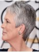 Cropped Pixie Grey Celebrity Wigs for Ladies Heywigs