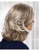 Gray Bob Wig With Rich Airy Layers Of Loose Waves