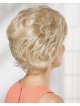 Sophisticated Crop Wig With Wavy Layers Full Of Volume And Texture