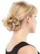 Natural Look Blonde Curly Ponytail Wrap Near Me