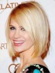 Blonde Lace Front 100% Human Hair Straight Celebrity Wigs