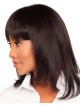 Bob Wig With Long Straight Layers In Human Hair