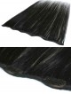 Straight Black All Length Clip In Synthetic Hair Extensions