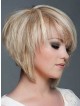 Fashion 2019 Lace Front Layered Short Straight 100% Human Hair Wigs
