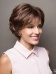 Nice Ladies Fashion Synthetic Short Brown Wavy Hair Wig