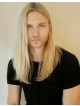 Blonde Straight Lace Front Mono Top Hair Wigs For Men