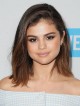 High Quality Selena Gomez Celebrity Wigs Human Hair Without Bangs