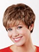 Pixie Cut Human Hair BoyCuts Wigs For Young Lady