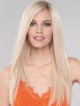 Long Blonde 100% Human Hair Straight Wigs Caucasian