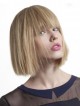 Full Lace Blonde Wigs with Bangs