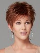 Cropped Straight Layered Synthetic Hair Wig