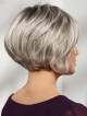 Short Quality Gray Bob Wigs with Bangs