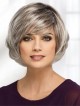Short Quality Gray Bob Wigs with Bangs