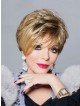 Joan Collins Short Blonde Straight Synthetic Wig