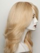Elegant Long Blonde Remy Human Hair Lace Front Wig