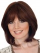 New Lace Front Synthetic Celebrity Bob Wigs With Bangs