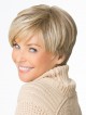 Capless Straight Short Wigs with Bangs