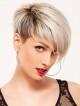 Popular Straight Lace Front Synthetic Celebrity Short Wigs