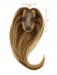 Easy Wear Wavy Auburn 100% Human Hair Mono Top Hair Piece