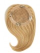 12" Straight Blonde 100% Human Hair Mono Hair Pieces