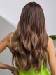 Long Wavy Brown Wigs without Bangs New Arrival