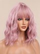 Super Cheap Wavy Synthetic Pink Wigs