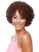 Short New Brown Curly Wig for Women