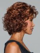 Softly Curled Layers Brown Black Women Afro Wigs